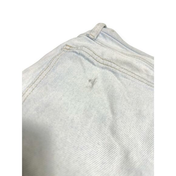 Madewell Distressed Light Wash Raw Hem Jeans Size 30 - Picture 11 of 13